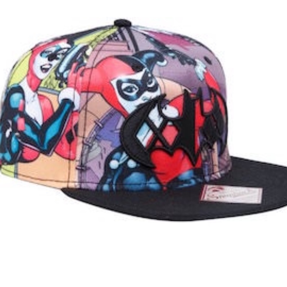 Harley Quinn Sublimation Print SnapBack Cap - Picture 2 of 9